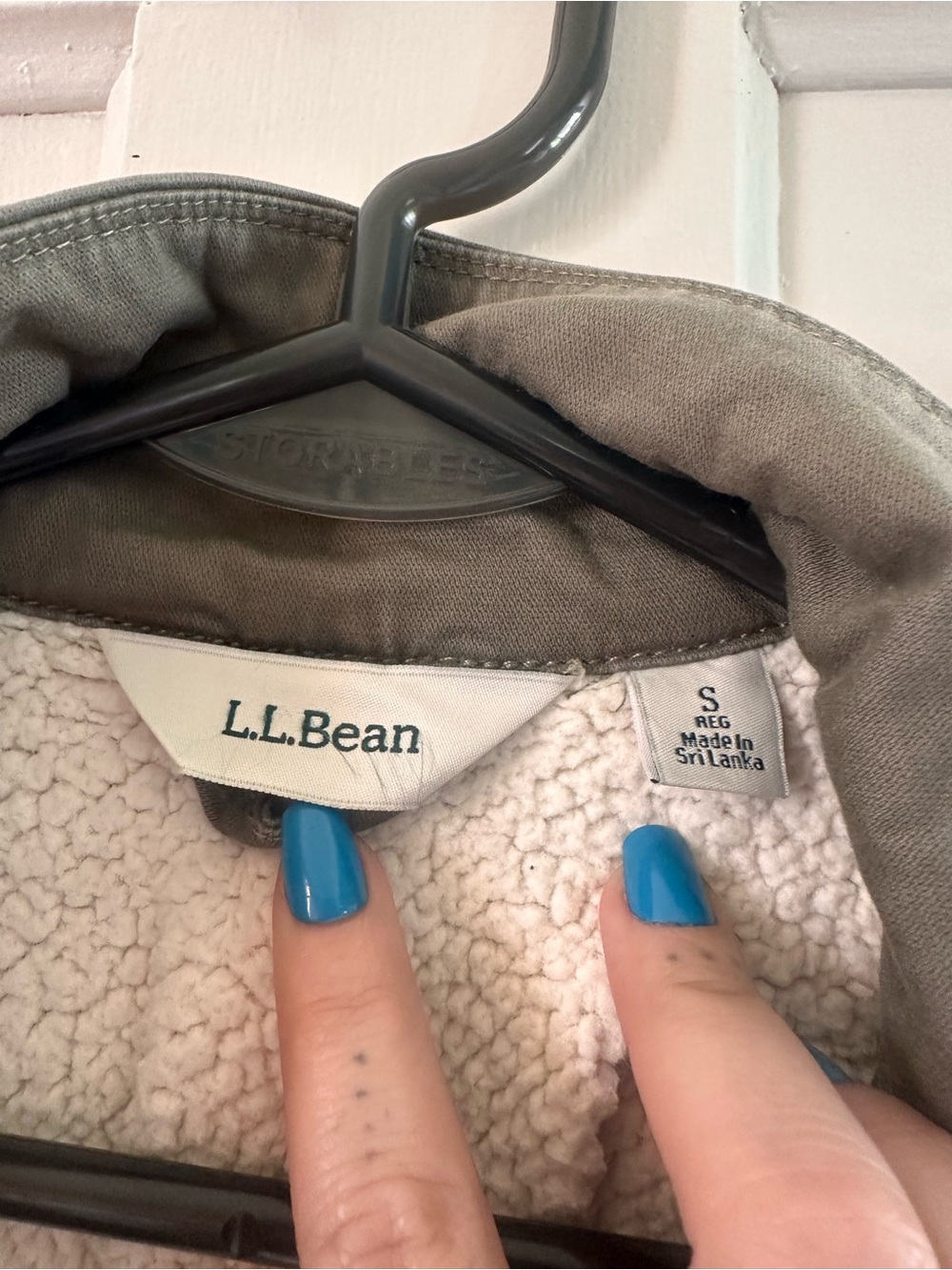 LL Bean Sherpa Lined Jacket - Picture 3 of 6